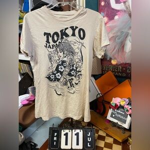 LCM International Tokyo Japan Fox Archer Girl Graphic T-